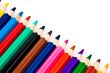 Colored Pencil - Crayon Diagonal