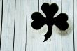 Wooden Lucky Clover Symbol