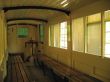 interior of old railway carriage