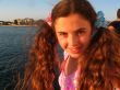 Beautiful girl on the sea