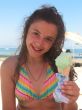 Beautiful girl with ice-cream