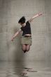jumping woman