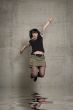 jumping woman