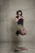 jumping woman