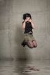 jumping woman