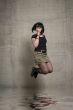 jumping woman