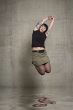 jumping woman