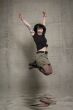 jumping woman