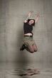jumping woman