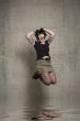 jumping woman