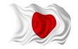 Waving Flag of  Japan