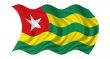Waving Flag Of Togo