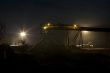 Coal Stock Pile and Conveyor at Night