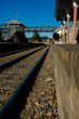Disused Railway Station Platform and Tracks