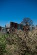 Dilapidated Roadside Corrugated Iron Fence