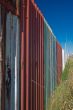 Dilapidated Roadside Corrugated Iron Fence