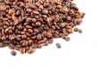 coffee beans on white