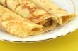 fresh pancakes on plate