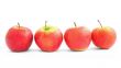 four apples in the line