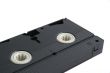 isolated VHS tape on white