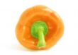 orange pepper on white