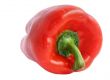 red paprika - pure white background