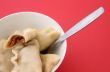 bowl of traditional Polish dumplings