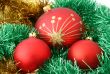 colorful christmas balls