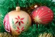 colorful christmas balls