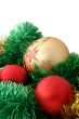 colorful christmas balls