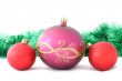 colorful christmas balls