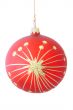 red christmas ball - isolated