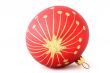 red christmas ball - isolated