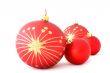 colorful christmas balls