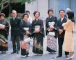 Japanese People in Traditional Clothing