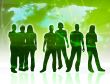 textures style of people silhouettes