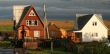 Country cottage at a dawn