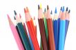 Colored Pencils isolated on white