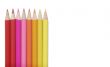 Red Yellow Set Of Coloured Pencils