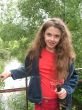 The girl on bridge