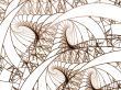 Crochet Spirals against White