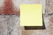 Post-It On A Wall