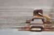 abstract photo of a lock