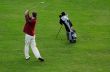 man playing golf