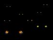 big cats eyes in the dark