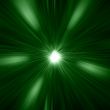 Green Warp Abstract