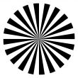 Black And White Twirl Abstract