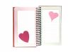 Blank Paper Notepad With Hearts