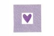 Purple Frame And Heart