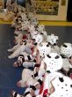 children waiting to spar